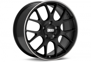 BBS CH-R Matt Black Wheel w/ Stainless Lip - 20x9