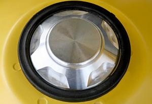 LSR Camaro Bare Billet Front Strut Retainer and Nut Covers