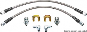 LSR Performance Braided Brake Lines - 2010-2011 Chevy Camaro